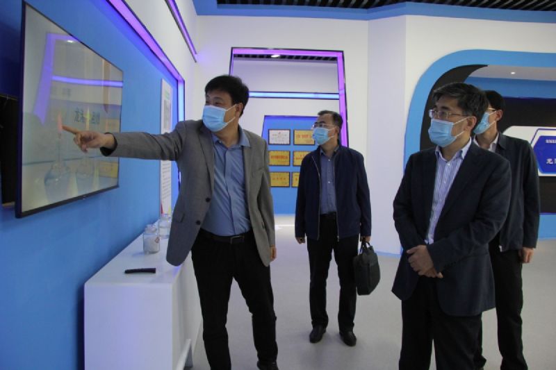 濰坊市財(cái)政局黨組書記、局長王金祥一行到龍港硅業(yè)公司調(diào)研